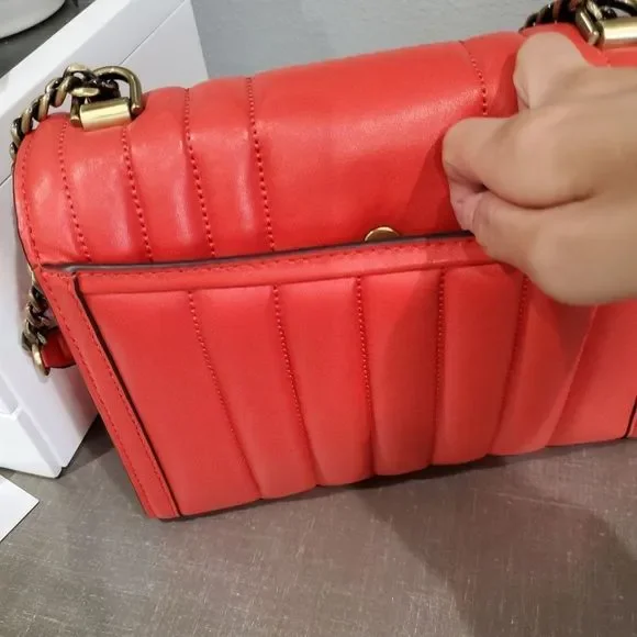 Michael kors bright red whitney leather bag - Picture 4 of 6